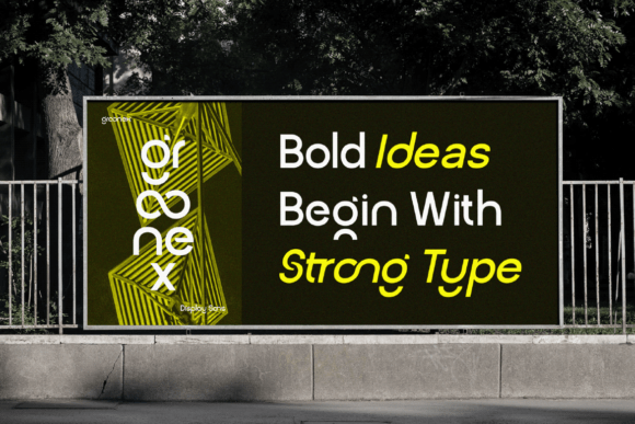 Groonex Font PNG with transparent background - Preview 3