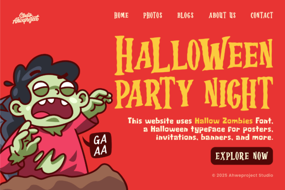 Hallow Zombies Font - Preview 4
