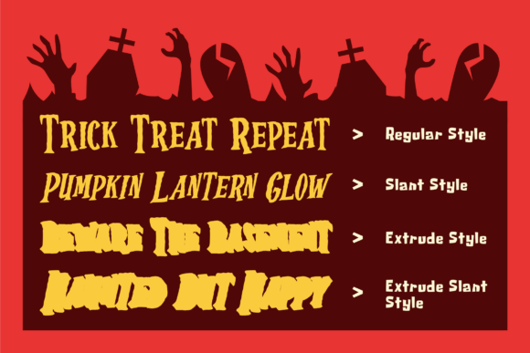 Hallow Zombies Font - Preview 5
