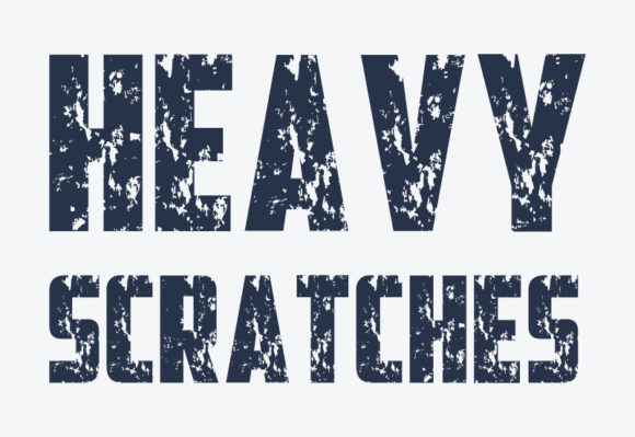 Heavy Scratches Font - Preview 1