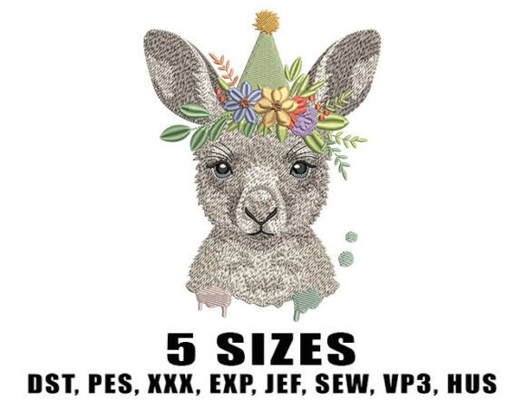 Kangaroo with Party Hat