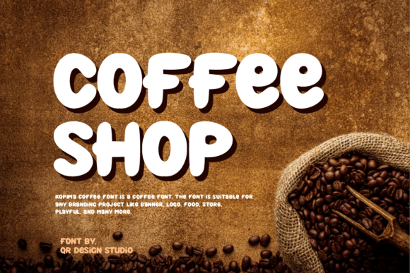 Kopima Coffee Font PNG with transparent background - Preview 1