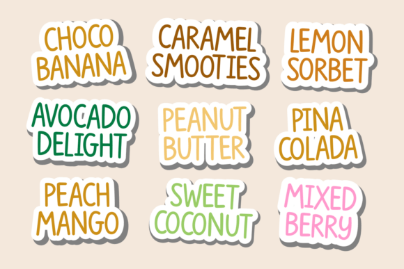 Miracles Gingerbread Font PNG with transparent background - Preview 4