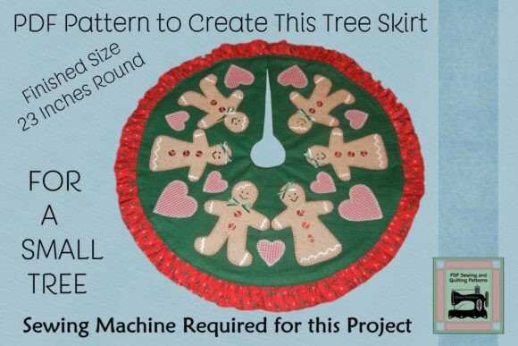 PDF Pattern for Christmas Tree Skirt