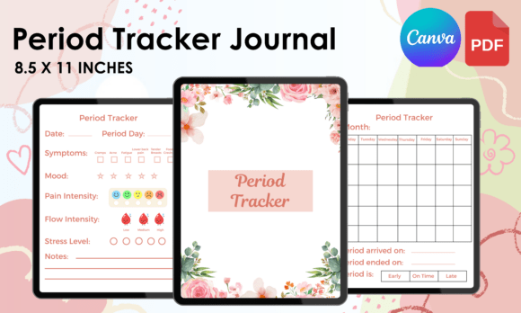 1 2026 Period Tracker Designs & Graphics