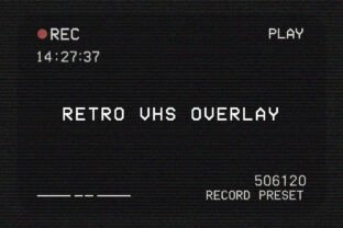 Retro VHS Overlays