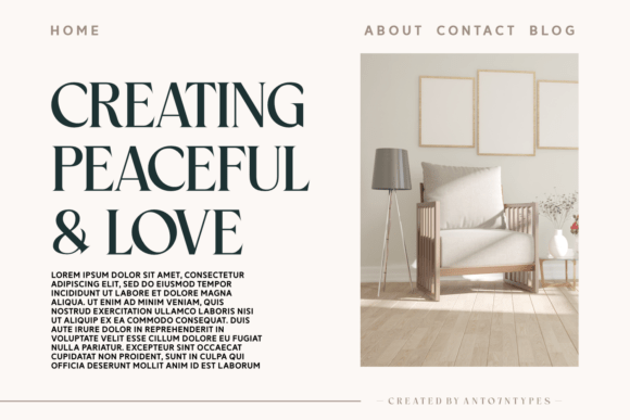 Romiro Font PNG with transparent background - Preview 1