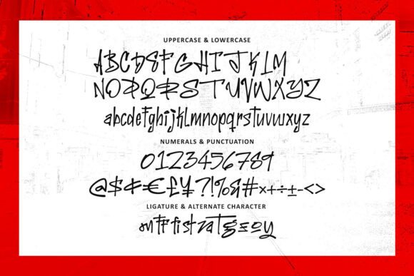 Rony Tegon Font PNG with transparent background - Preview 6