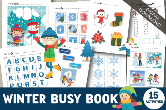 Winter Busy Book