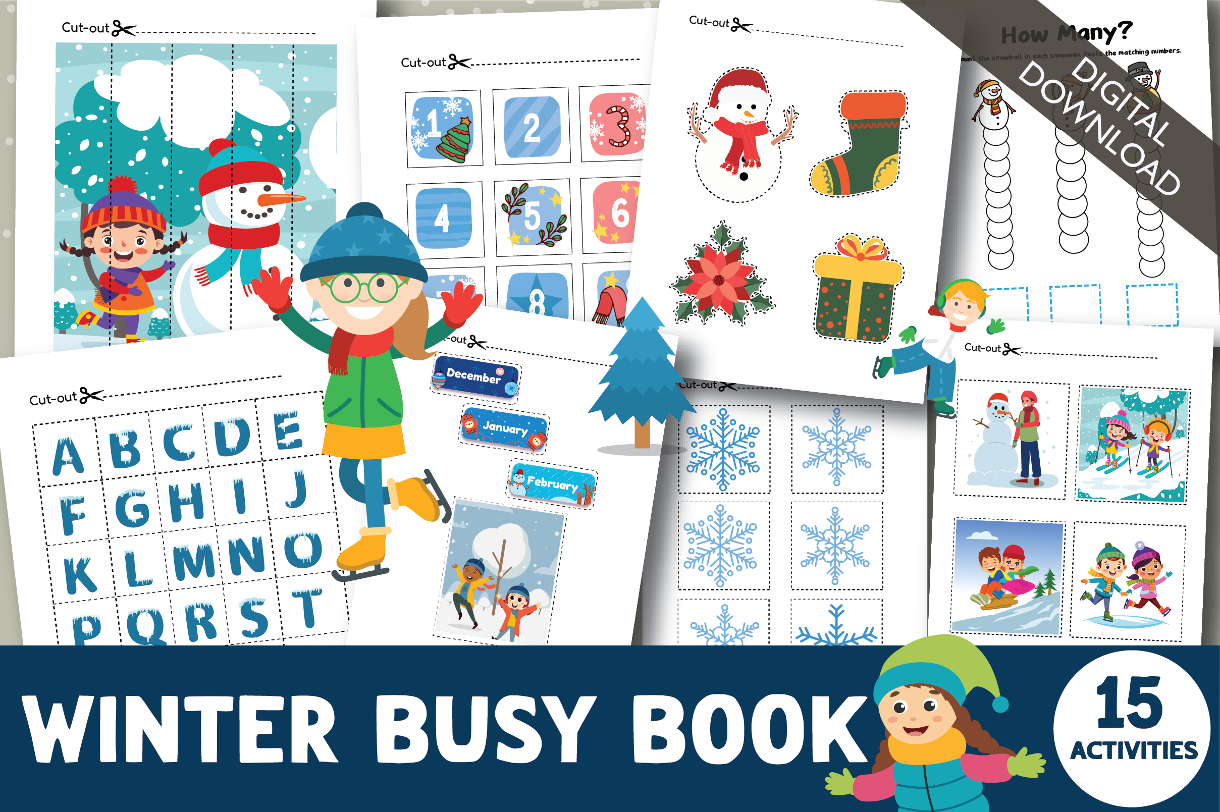 Winter Busy Book