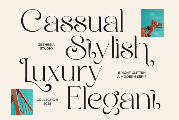 Bright Glitten Font - Preview 1