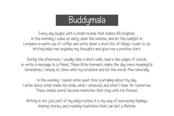 Buddymala Font - Preview 6