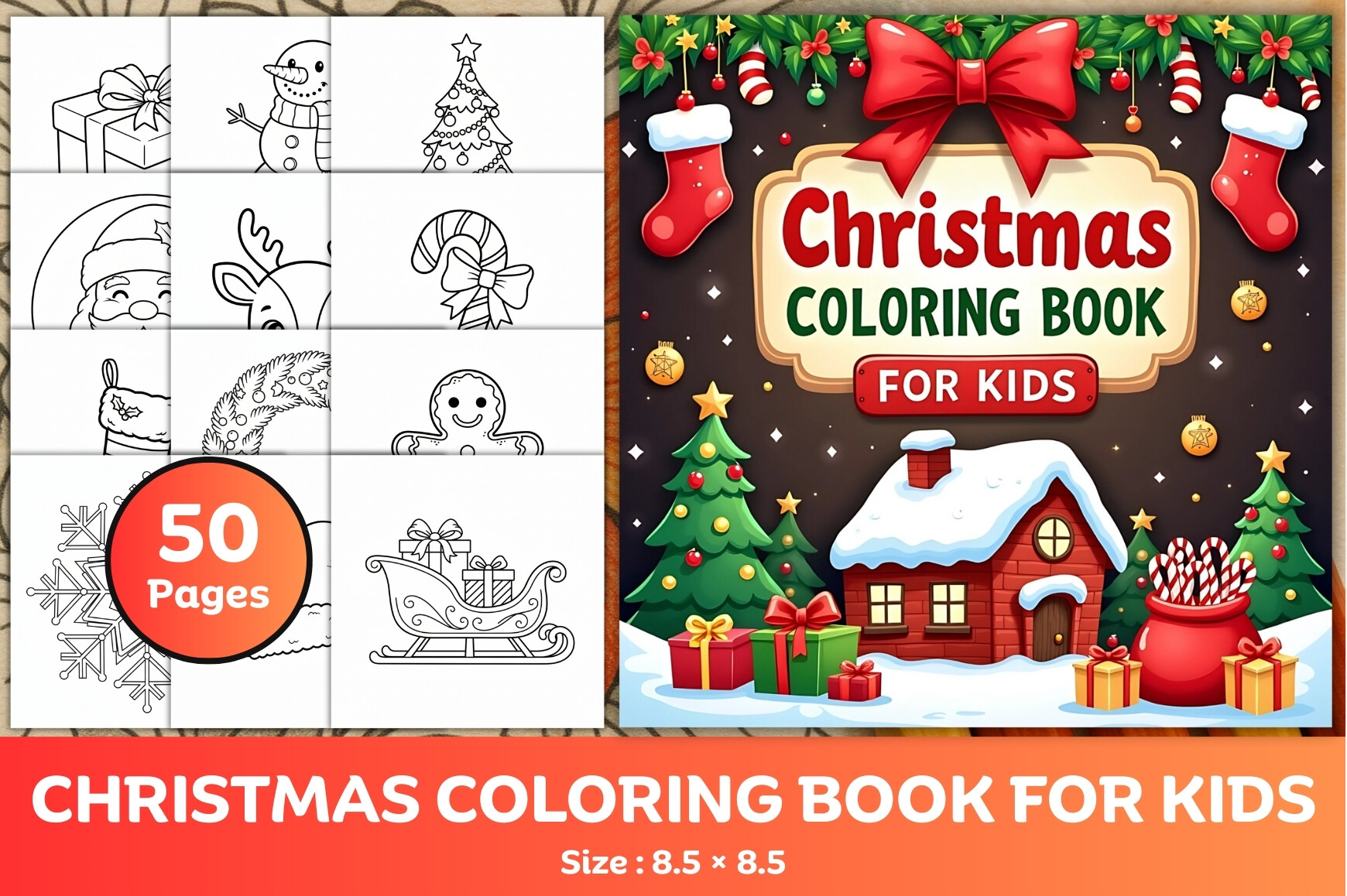 Christmas Coloring Book for Kids