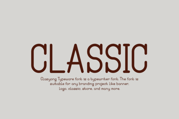 Clasyong Typeware Font - Preview 2