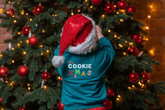 Cookie Xmas Font PNG with transparent background - Preview 2
