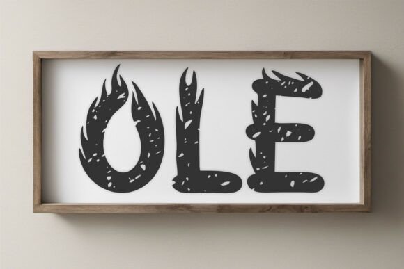 Flame Distressed Font - Preview 5