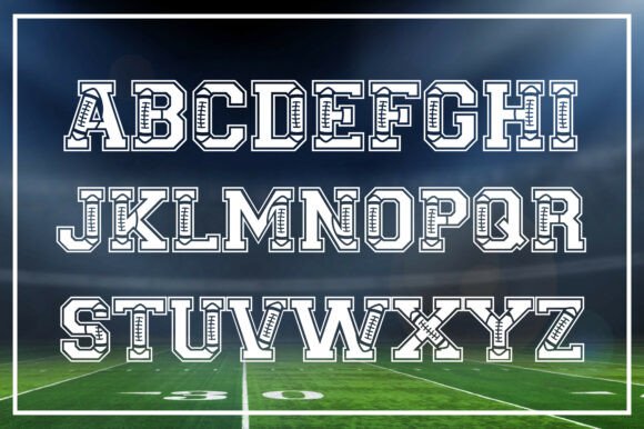 Football Font - Preview 1