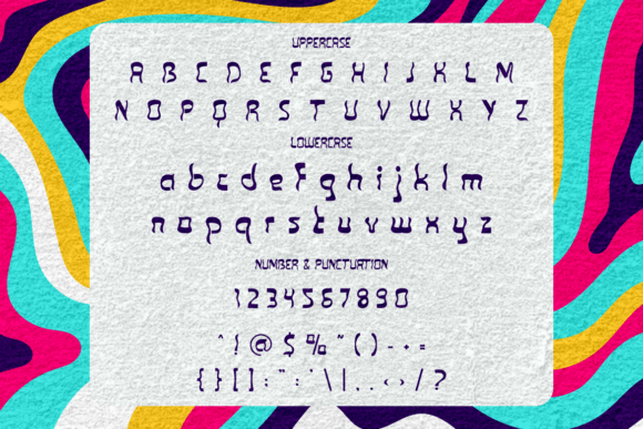 Funky Velvet Font PNG with transparent background - Preview 4