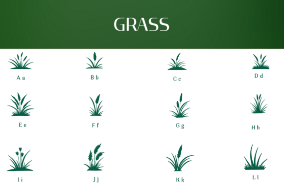 Grass Font - Preview 1