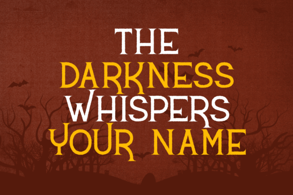 Hallow Fright Font - Preview 2
