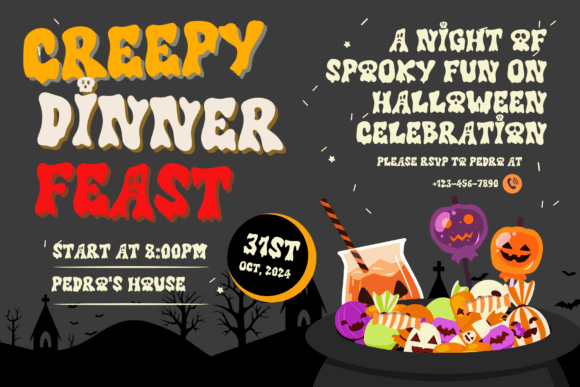 Haunted Carnival Font PNG with transparent background - Preview 1