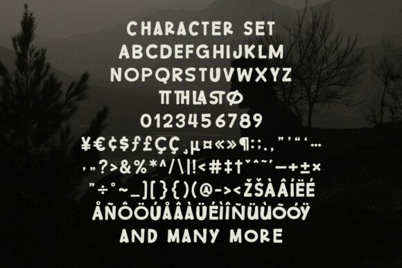 Luthgy Font PNG with transparent background - Preview 5