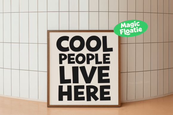 Magic Floatie Font PNG with transparent background - Preview 2