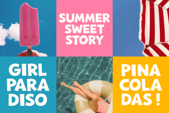 Magic Floatie Font PNG with transparent background - Preview 6