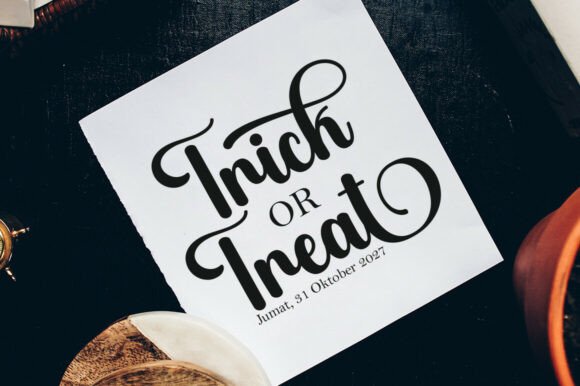 Party Spooky Font PNG with transparent background - Preview 3