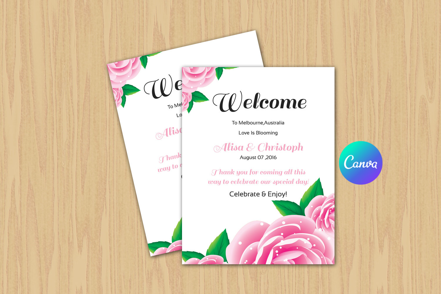 Wedding Welcome Basket Tag
