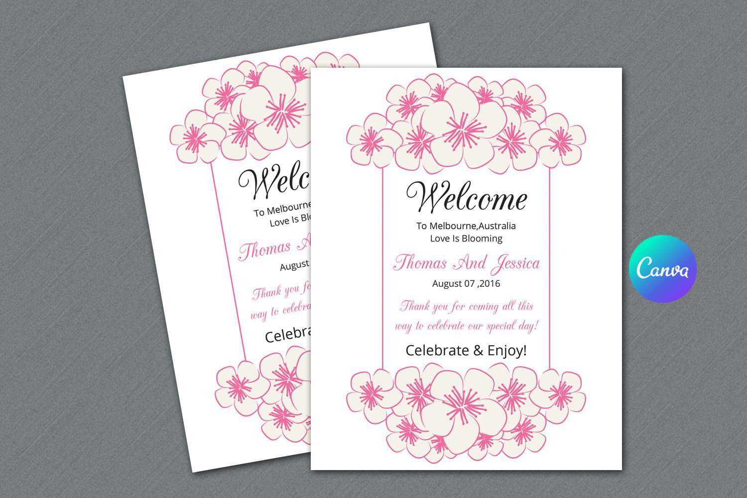 Wedding Welcome Basket Tag