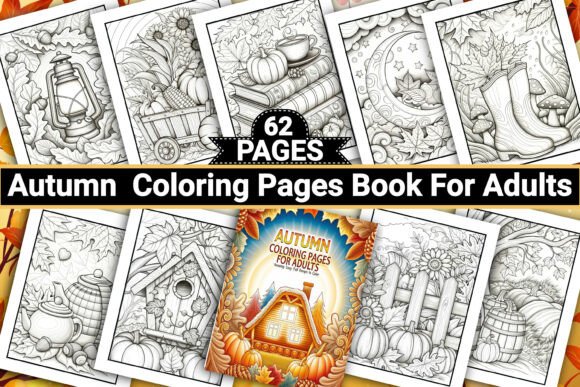 Adults Autumn Coloring Pages