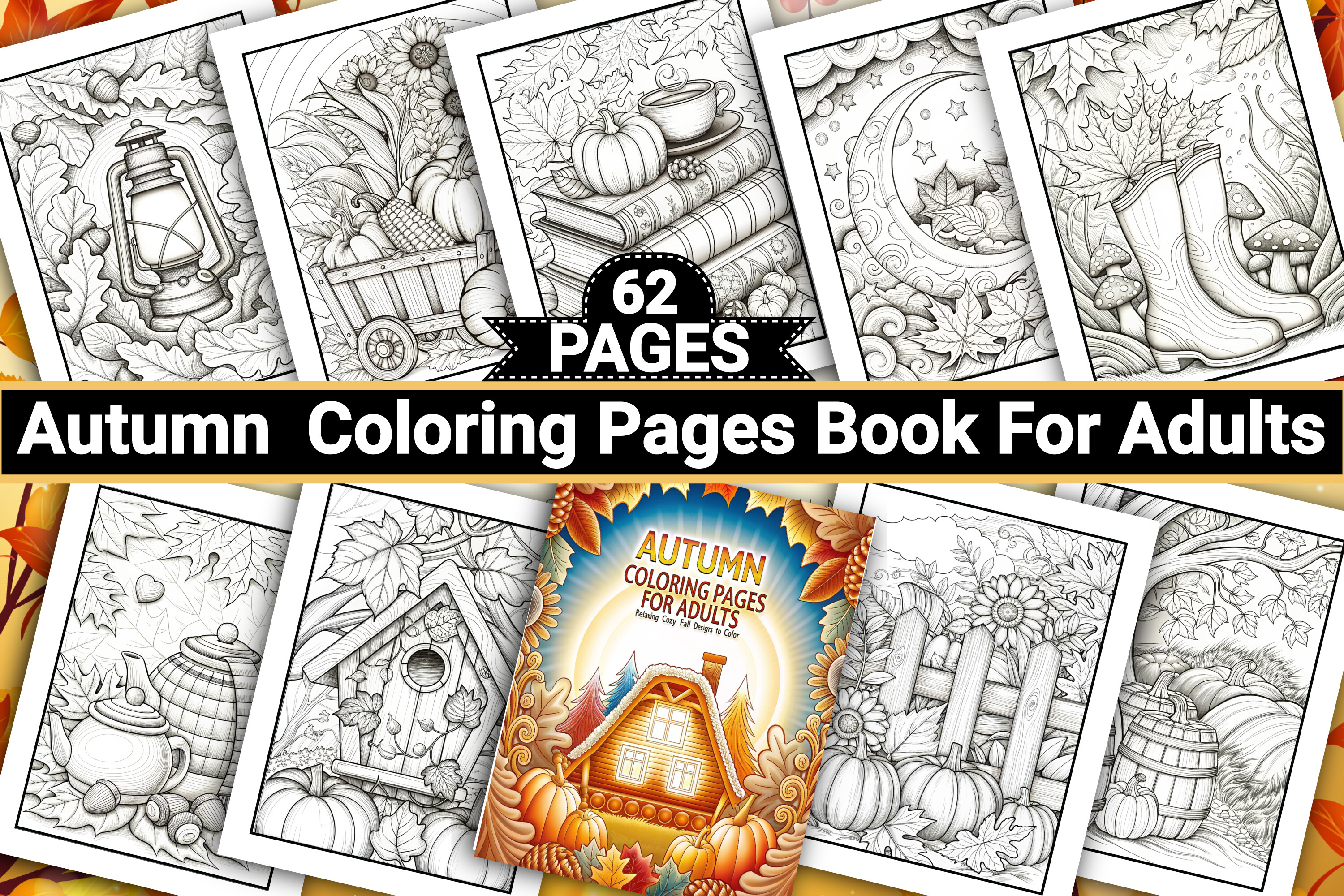 Adults Autumn Coloring Pages