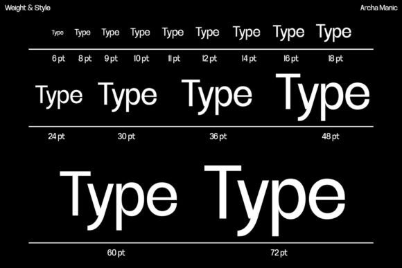 Archa Manic Font - Preview 3