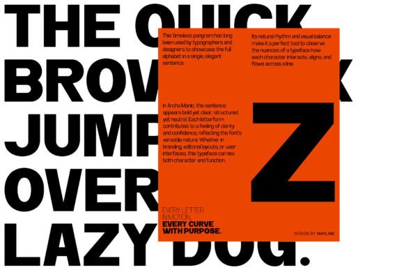 Archa Manic Font - Preview 4