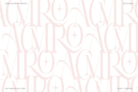 Aroney Font PNG with transparent background - Preview 2