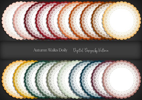 Autumn Walks Doily
