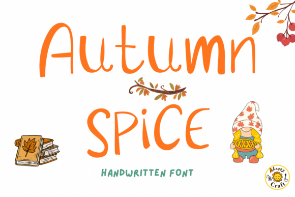 Autumn Spice Font - Cute Lettering Fonts