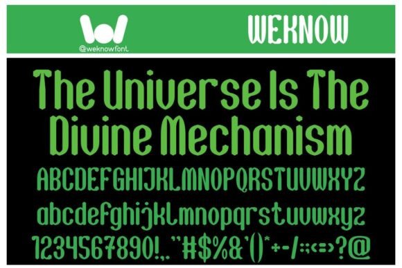 Believe System Font - Preview 2