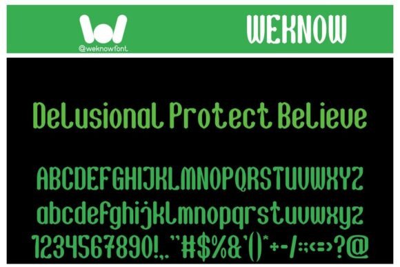 Believe System Font - Preview 3