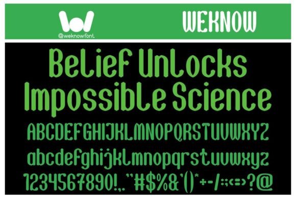 Believe System Font - Preview 4