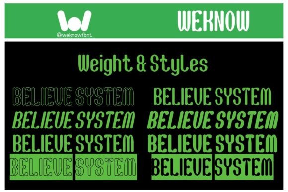 Believe System Font - Preview 6