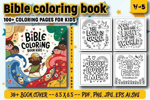 Bible Coloring Book for Kids