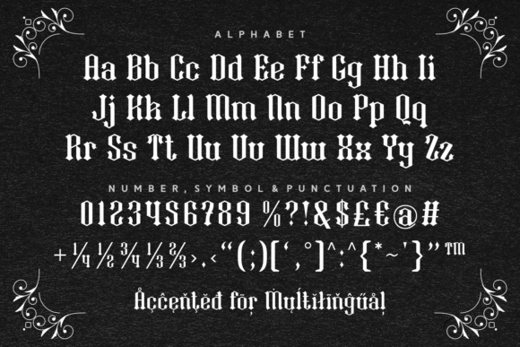 Black Sight Font - Preview 3