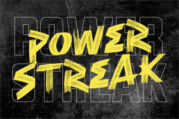 Boost Stroke Font PNG with transparent background - Preview 2