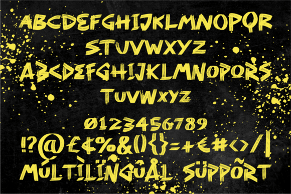 Boost Stroke Font PNG with transparent background - Preview 4