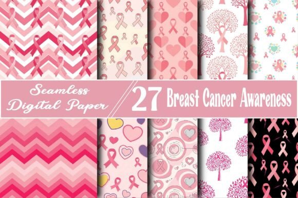 Breast Cancer Awareness Digital Paper