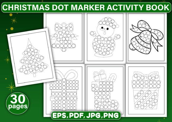Christmas Dot Marker Activity Book