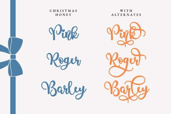 Christmas Honey Font - Preview 3