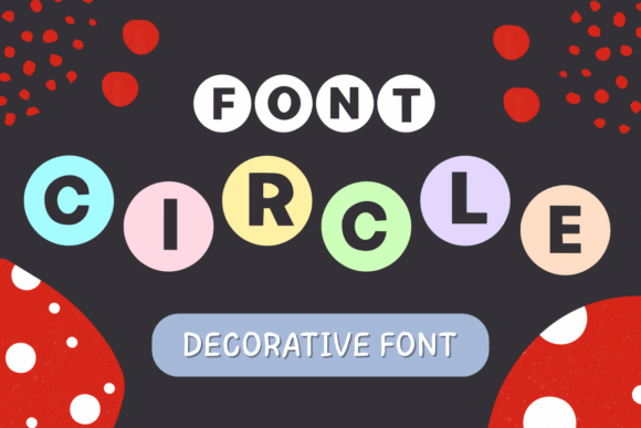 Preview specimen of Circle Font decorative font